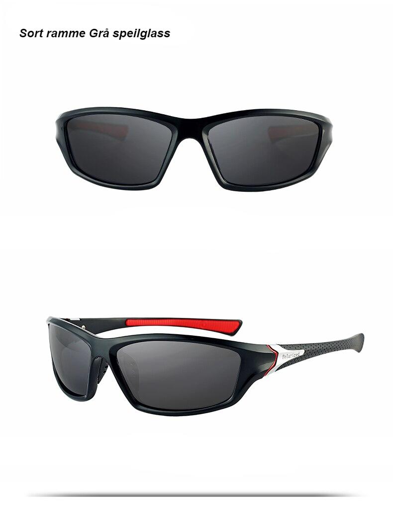 Sporty polaroid solbriller.