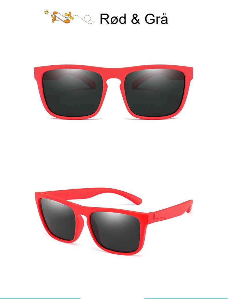 Polaroid solbriller til barn mellom 2 og 14 år. UV400 beskyttelse. Brille-etui i mange festlige farger.