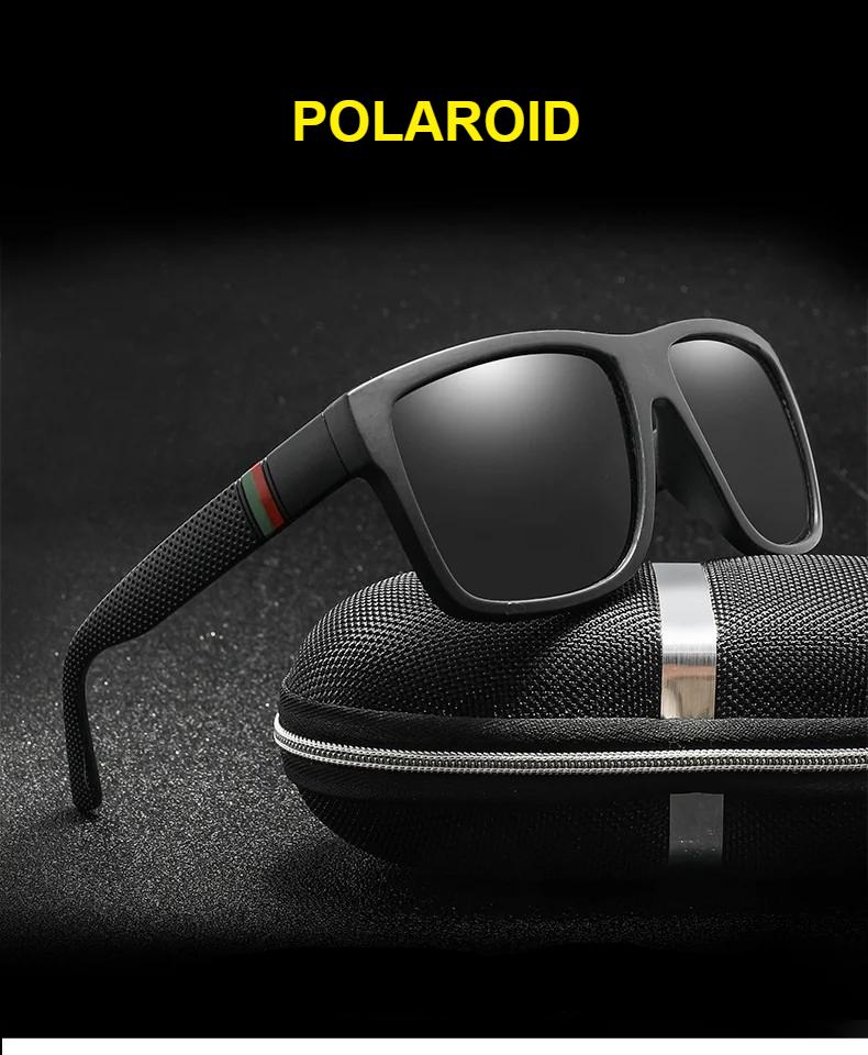 Classic Square Vintage Sunglasses Men Polarized Glasses Women Retro Driving Sun Glasses Man Luxury Fishing Eyewear Oculos Gafas