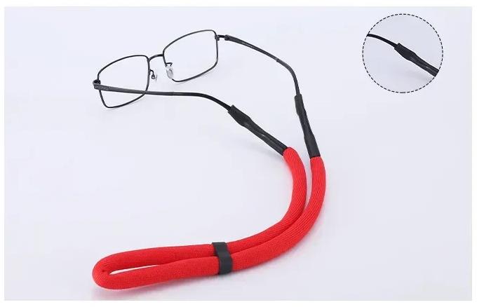 New Adjustable Anti-Slip String Cord Holder Floating Foam Chain Eyeglasses Straps Solid Sport Glasses Cord Eyewear Strap Lanyard