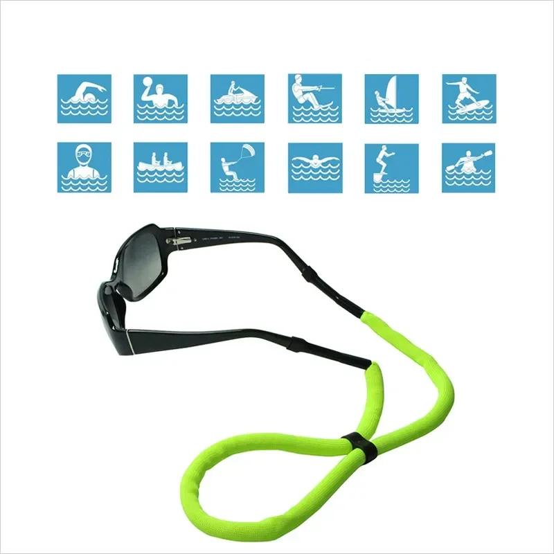 New Adjustable Anti-Slip String Cord Holder Floating Foam Chain Eyeglasses Straps Solid Sport Glasses Cord Eyewear Strap Lanyard